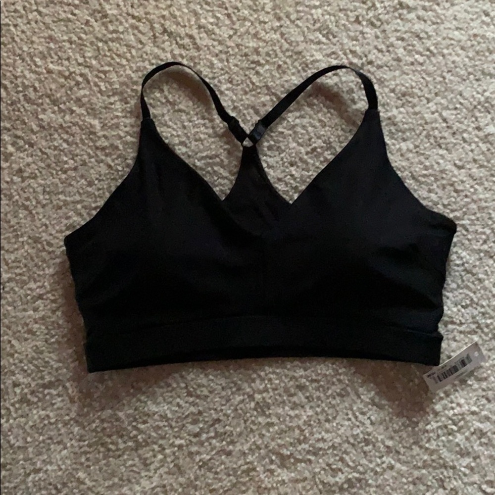 NWT Black Sports Bra
